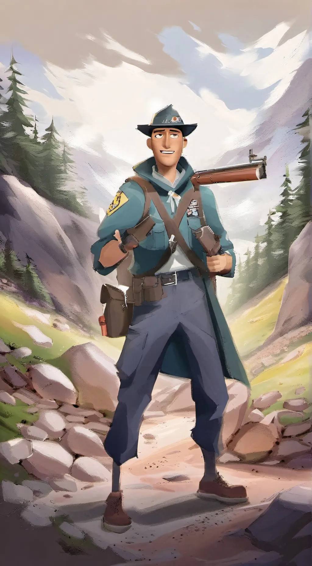 ai character: scout  background