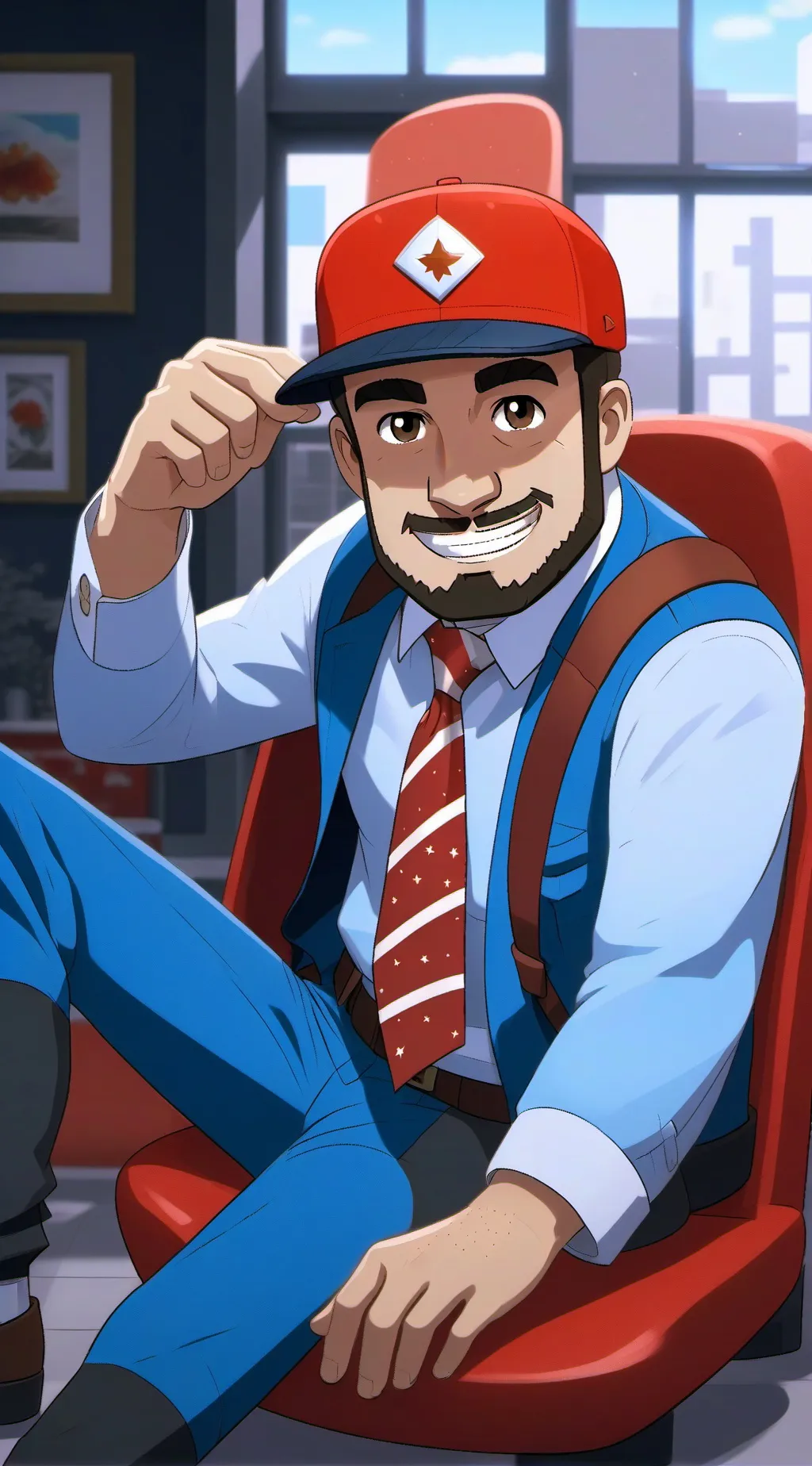 ai character: gole background