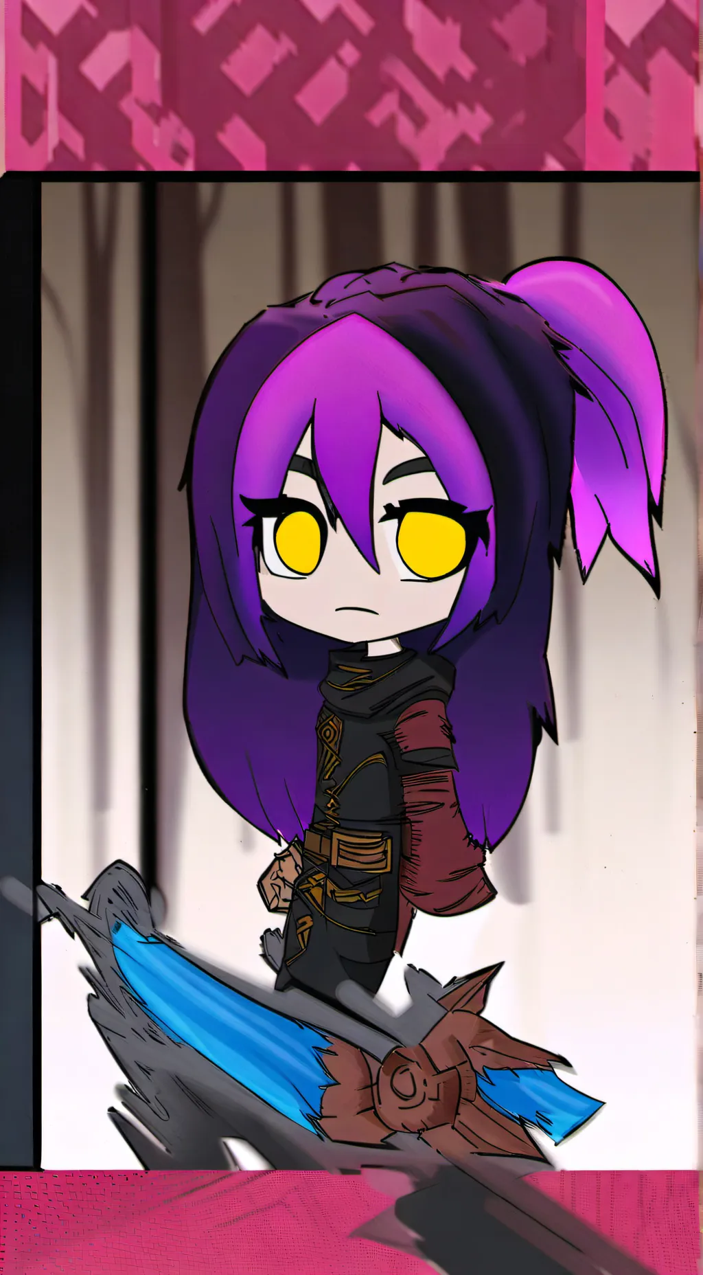 ai character: Пик♠ background