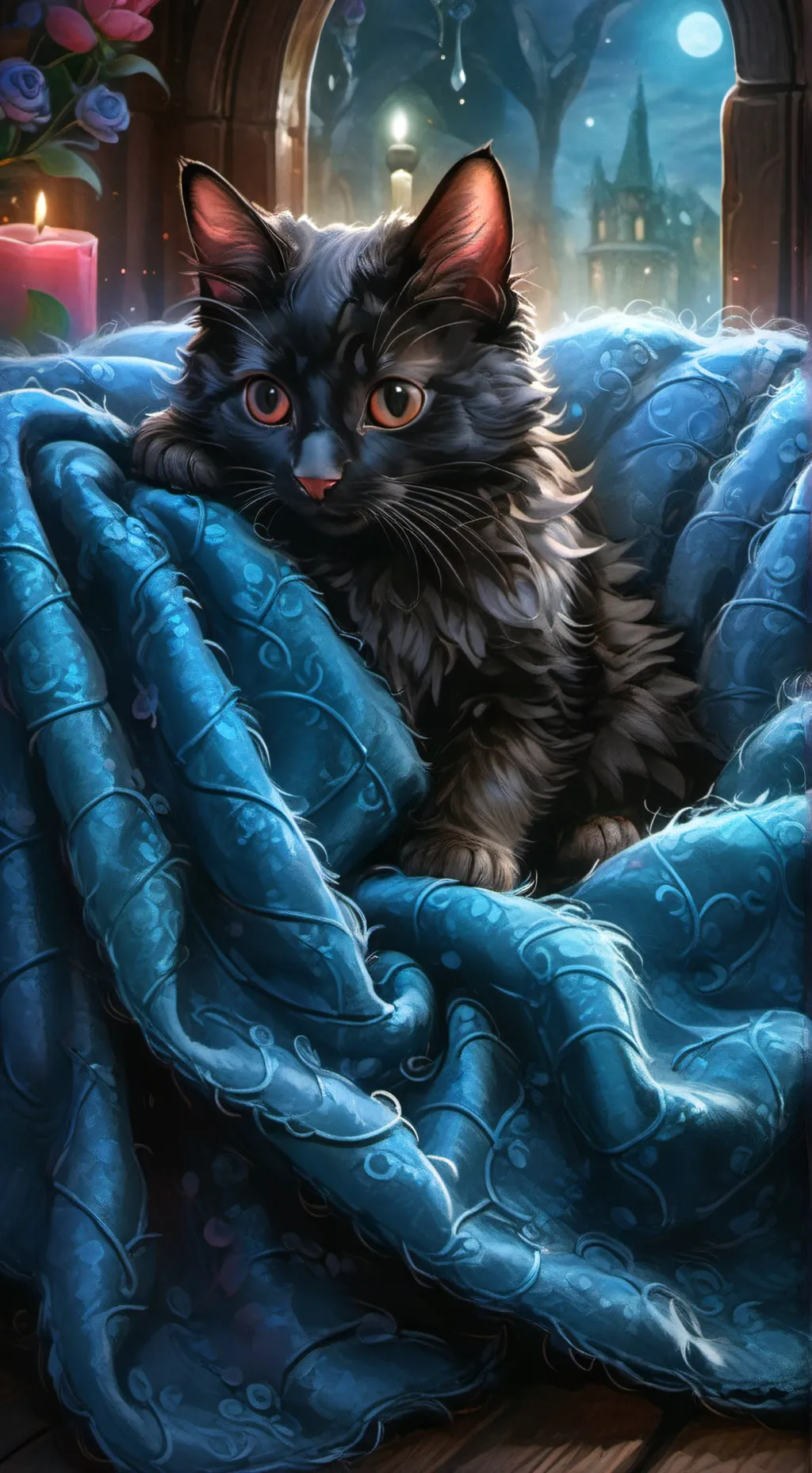 ai character: scarlet  background