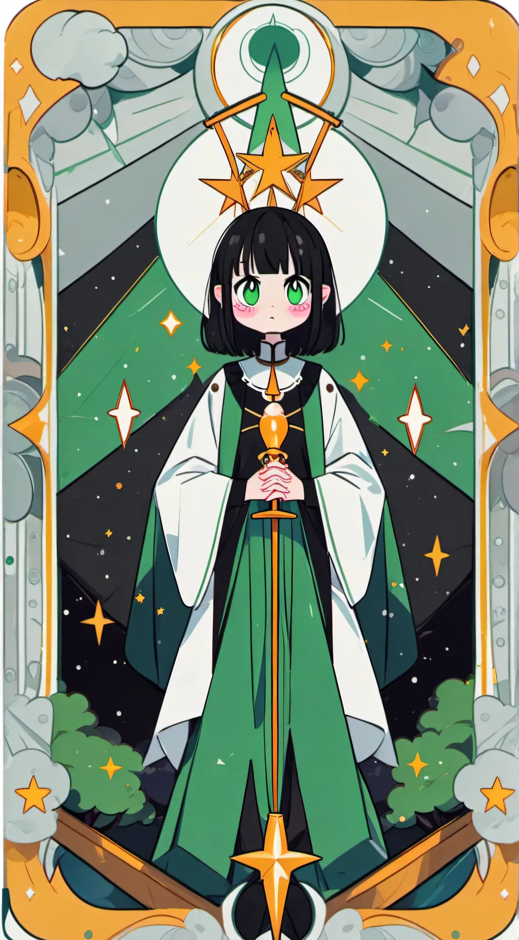 ai character: ZeNiTsU background