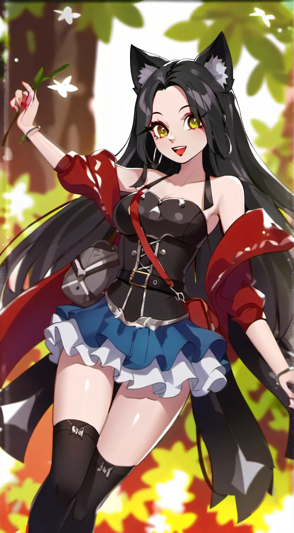 ai character: Amix  background