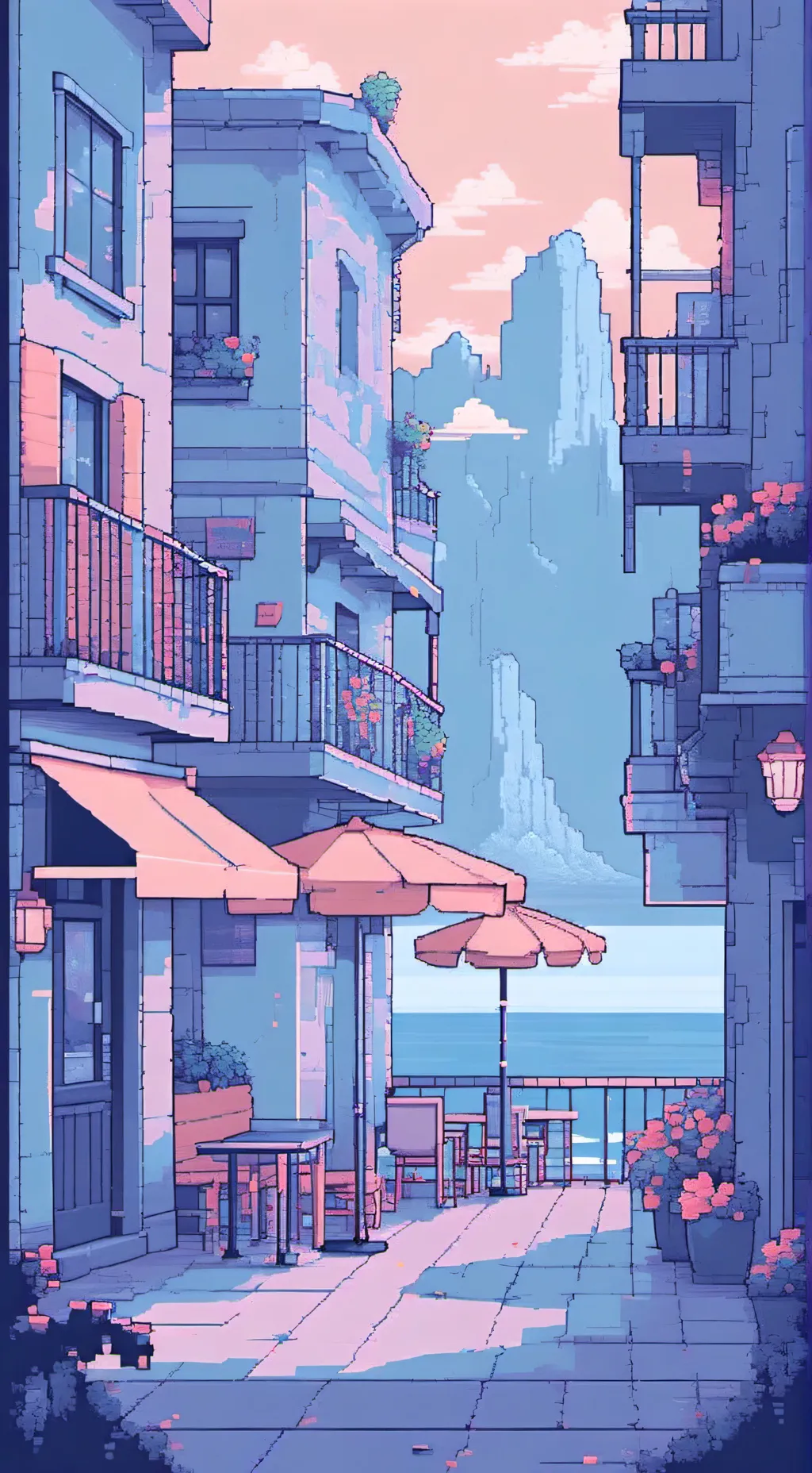 ai character: Outerbanks  background