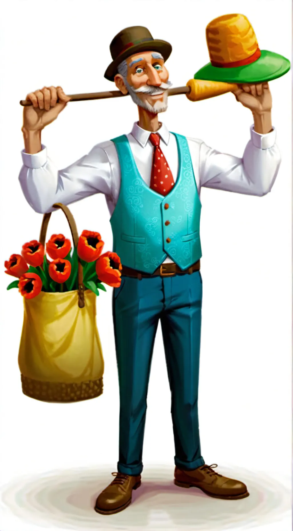 ai character: Doey background