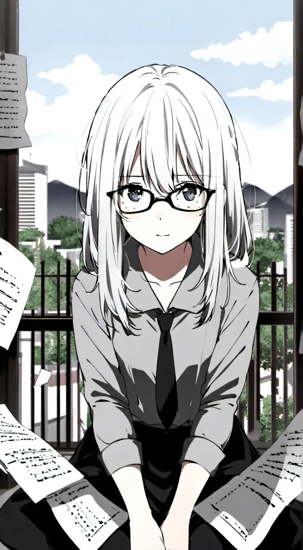 ai character: Nora Rupestre  background