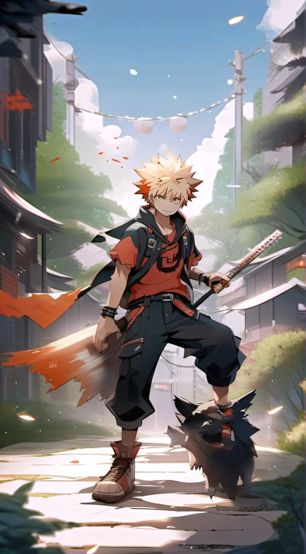 ai character: Alphabet Mha background