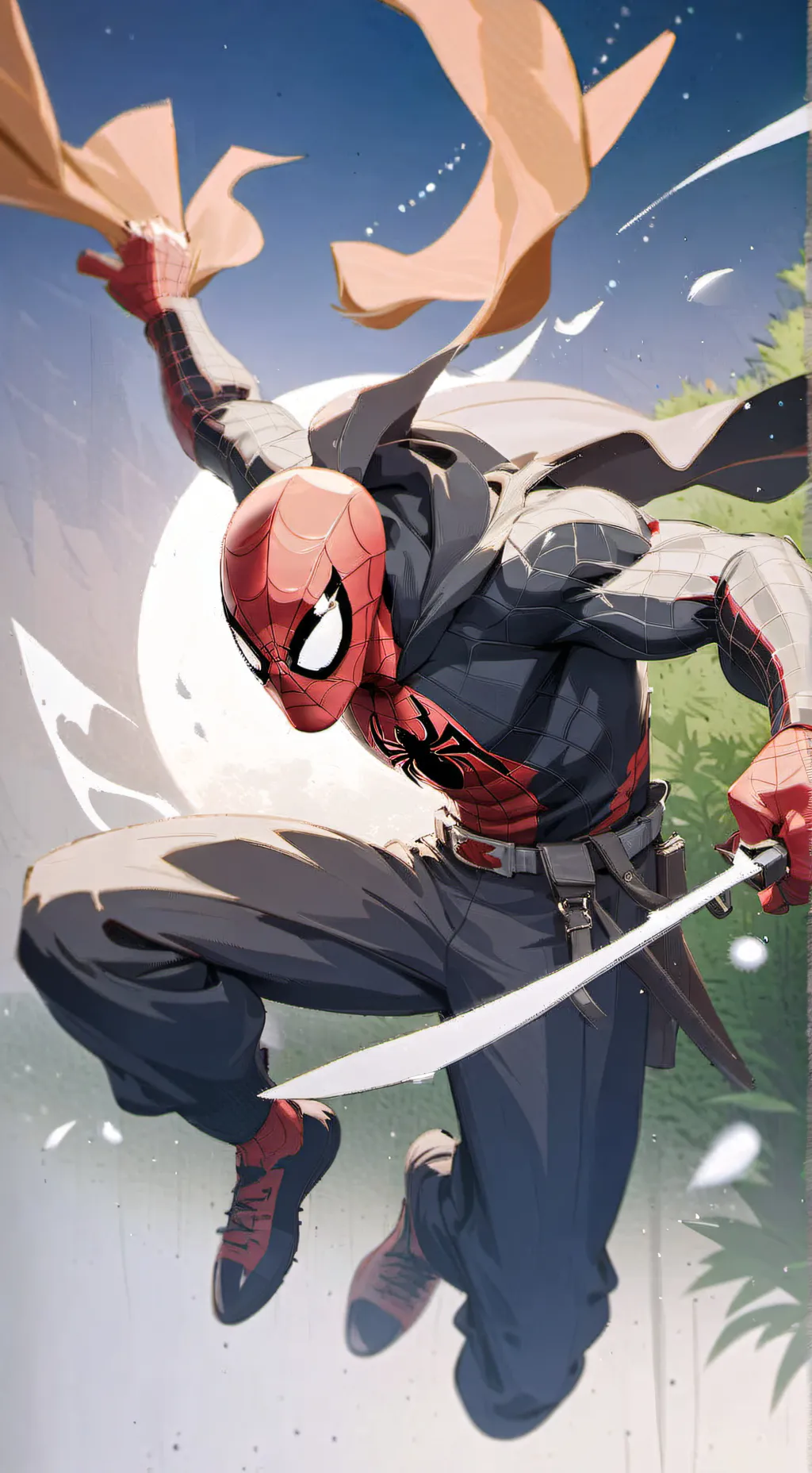 ai character: Spidey background