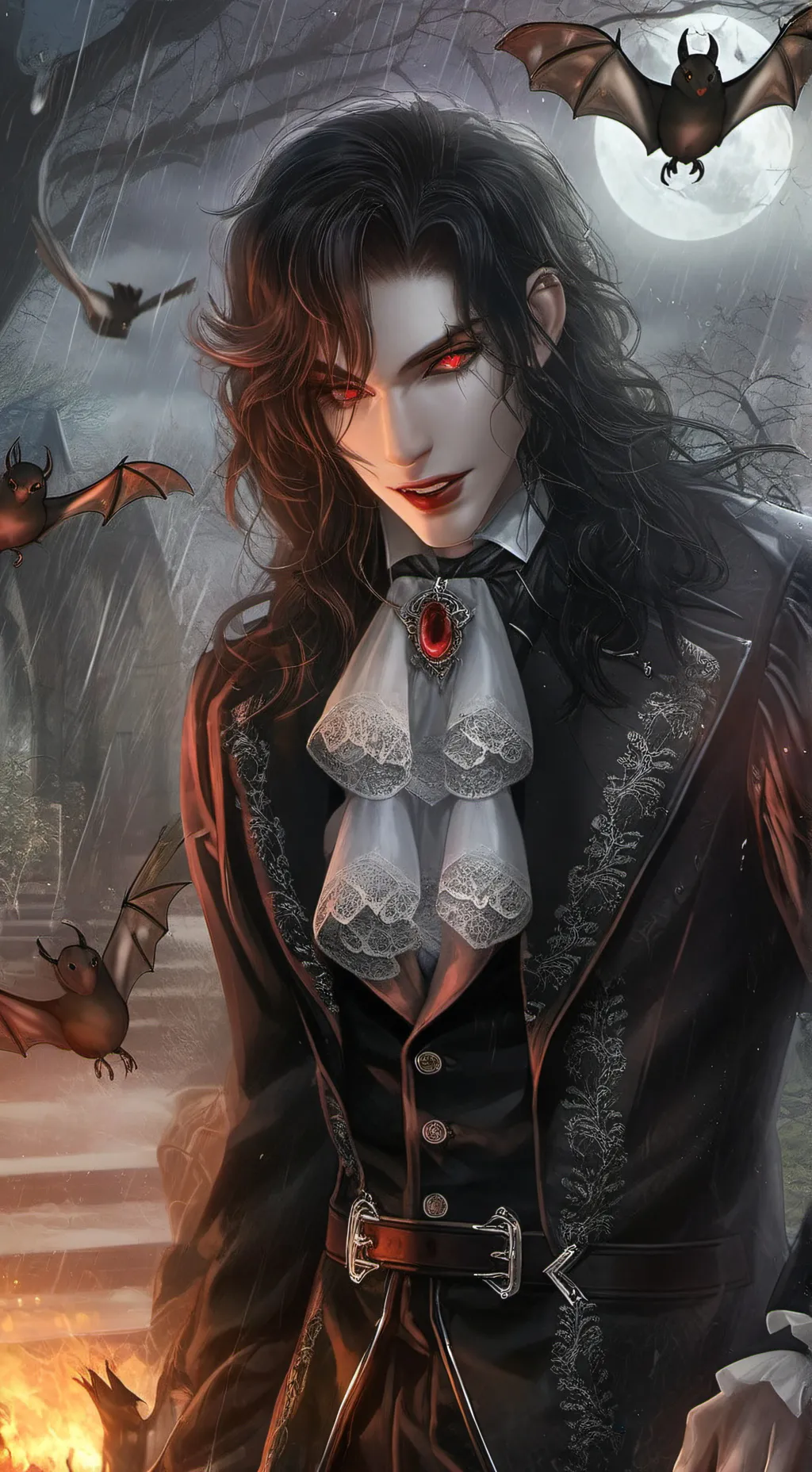 ai character: Damien background