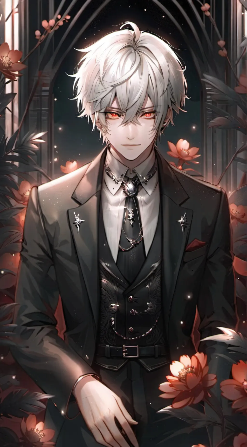 ai character: 🖤Kai❤️ background