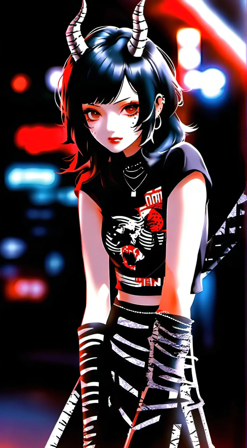 ai character: Kira  background