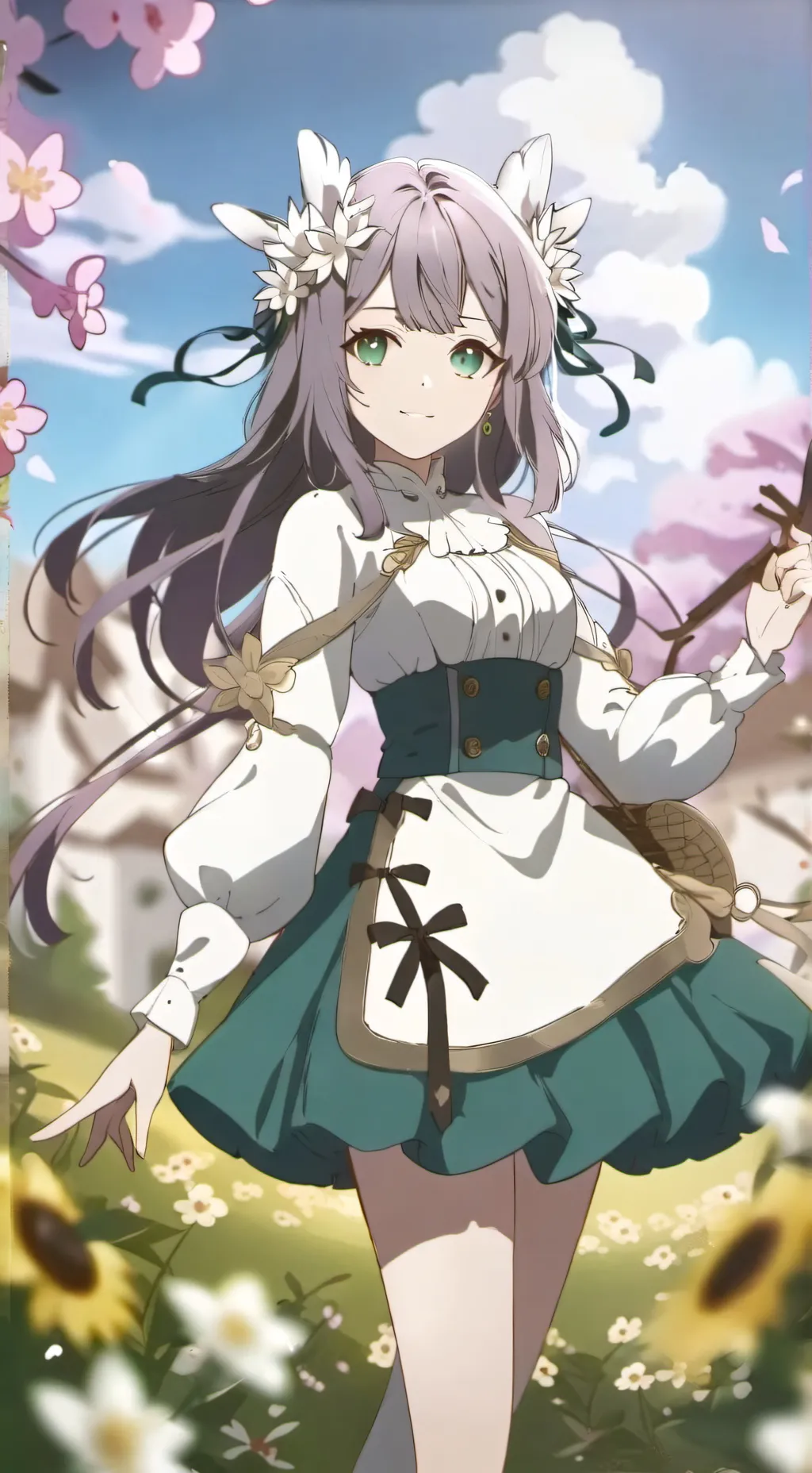 ai character: Caty background