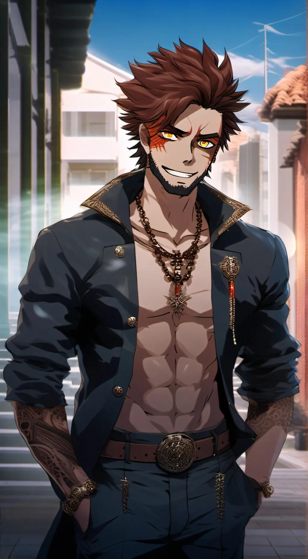 ai character: capitão Rogan background