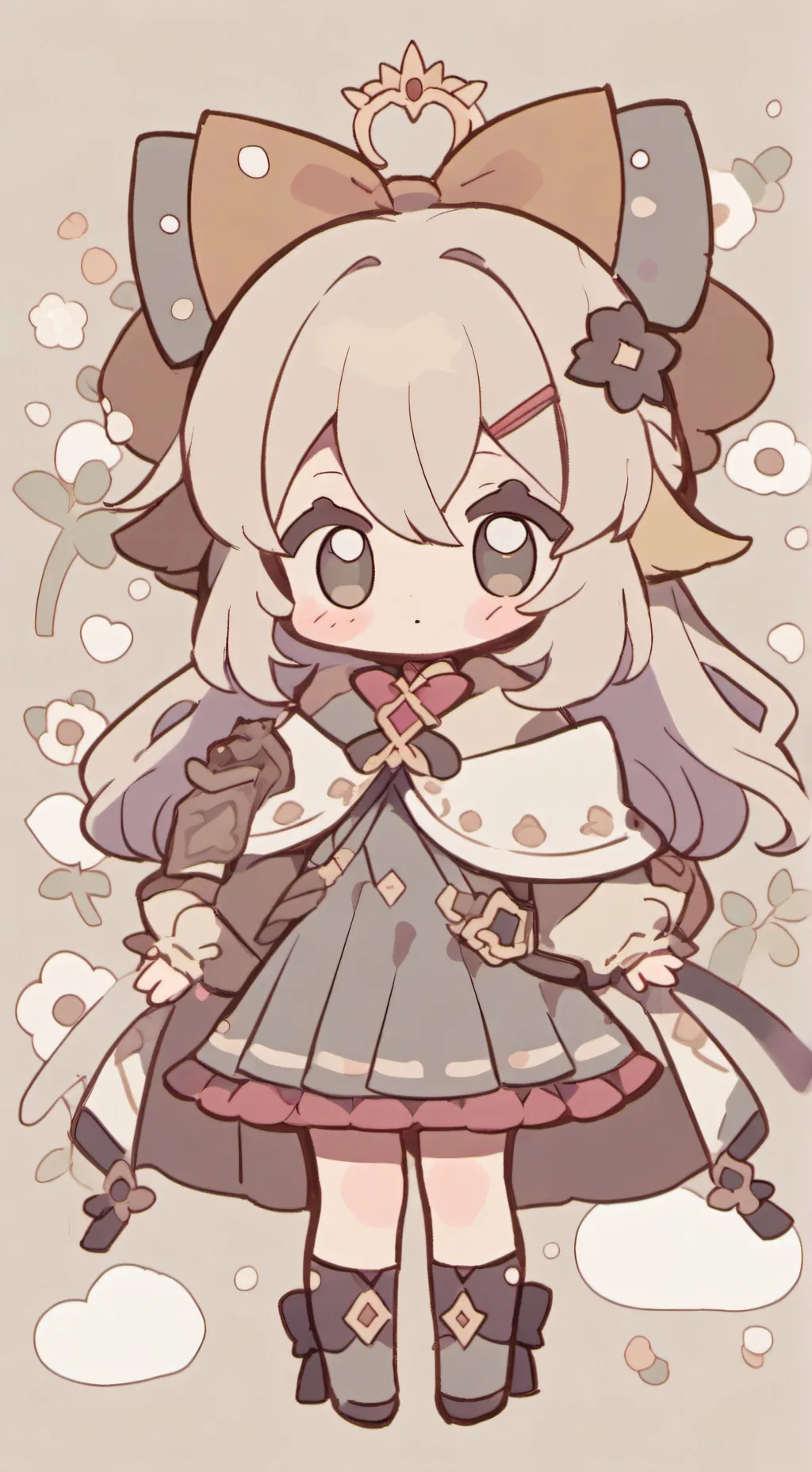 ai character: цыплёнак background