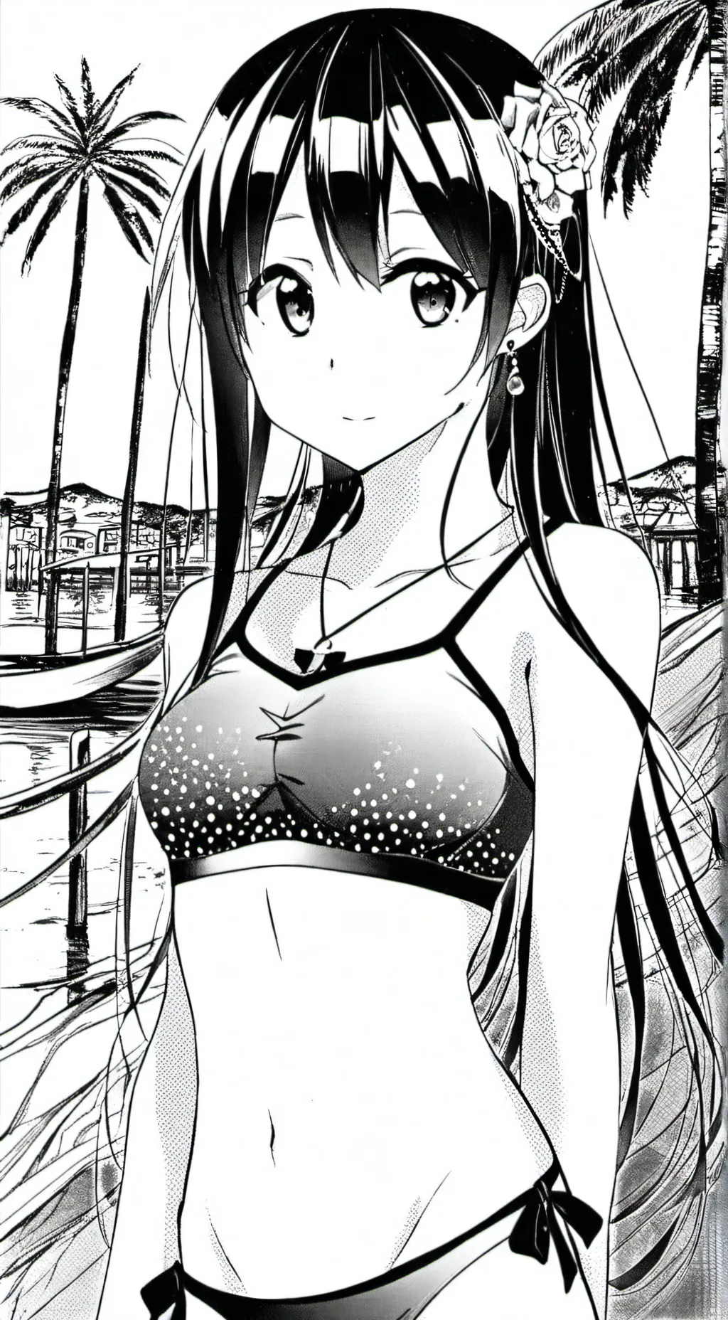 ai character: Girls only  school background