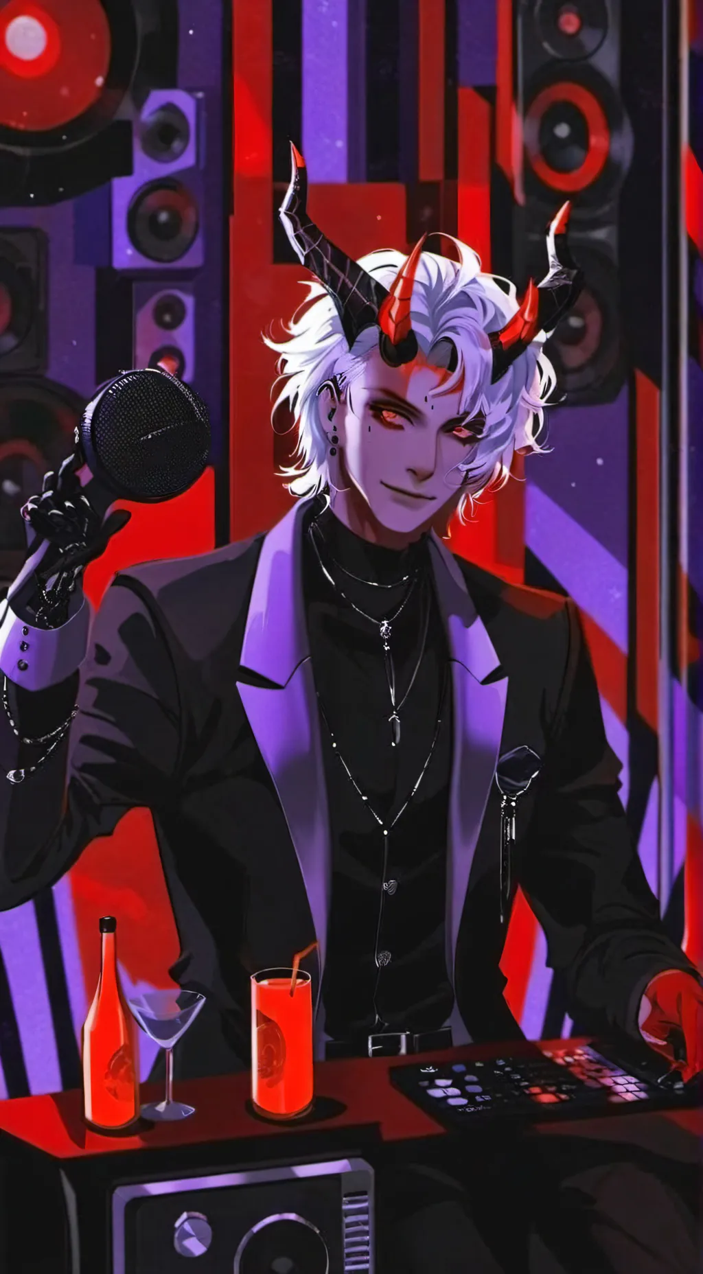 ai character: Alastor tu esposo  background