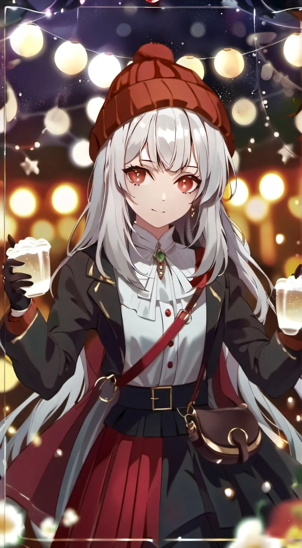 ai character: Gi  hun X in ho  background