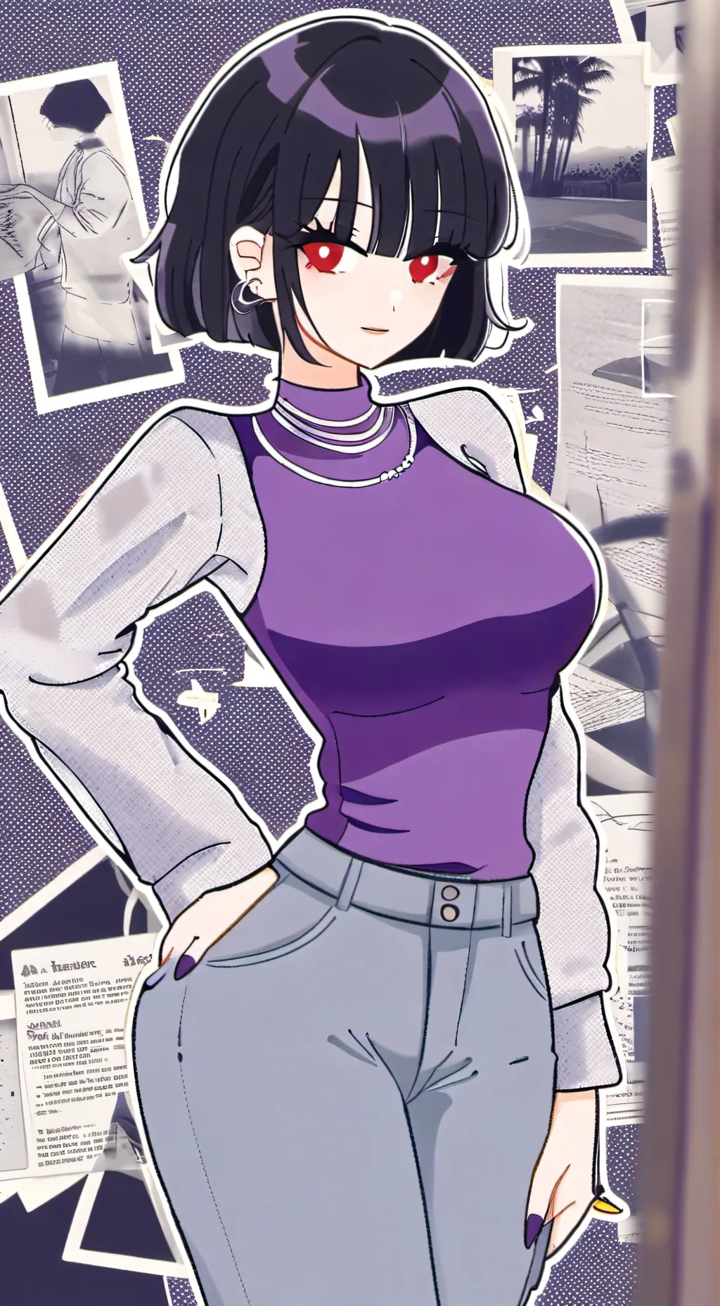 ai character: Yuki Kasumi background