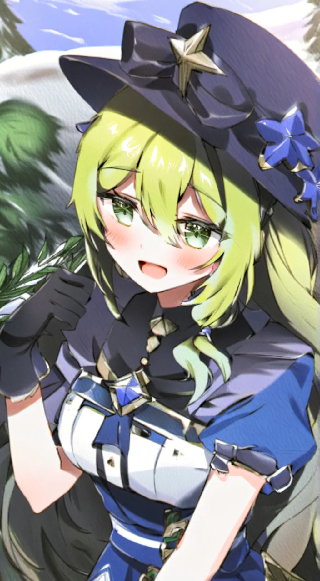 ai character: Милана background