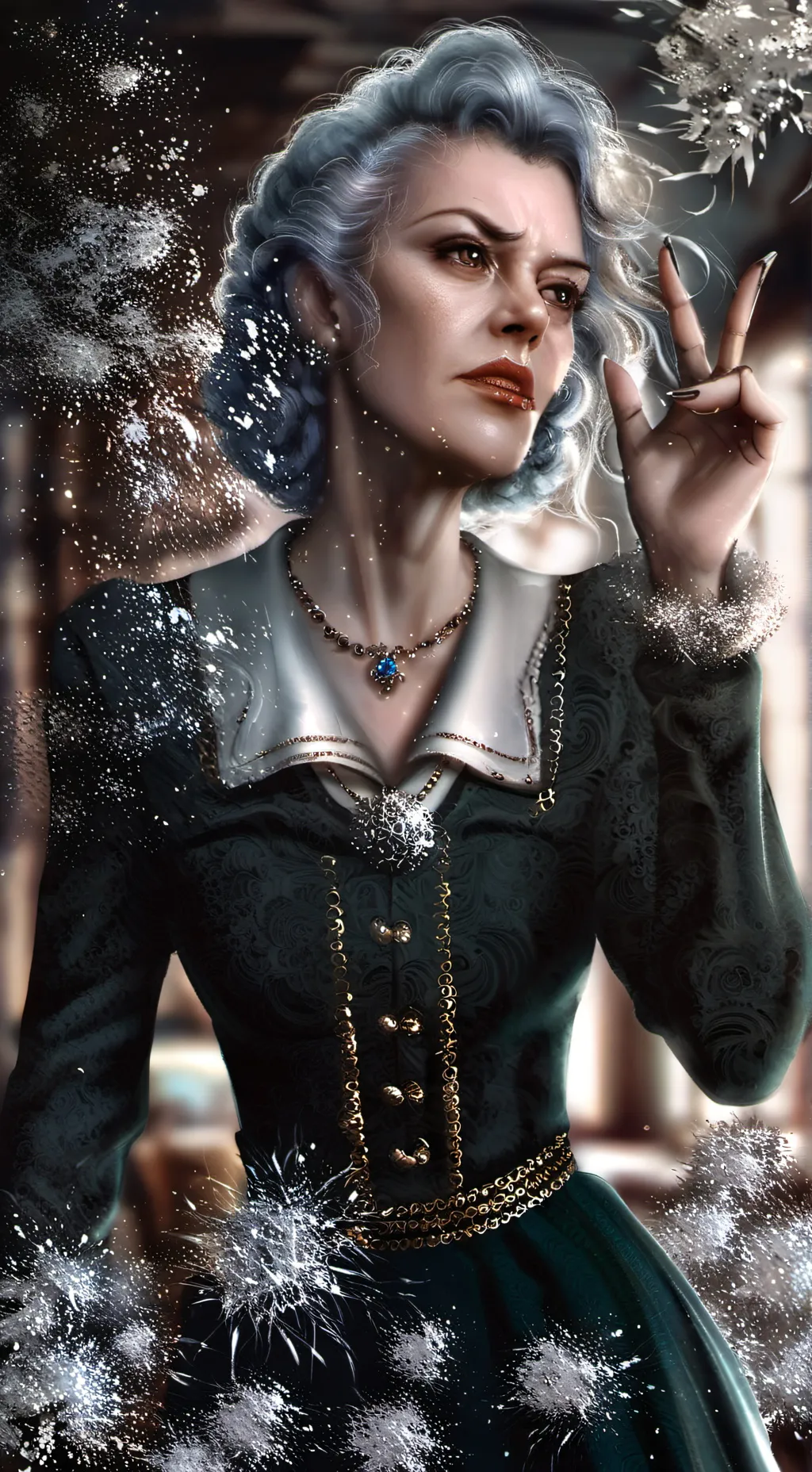 ai character: Samantha Victoria background