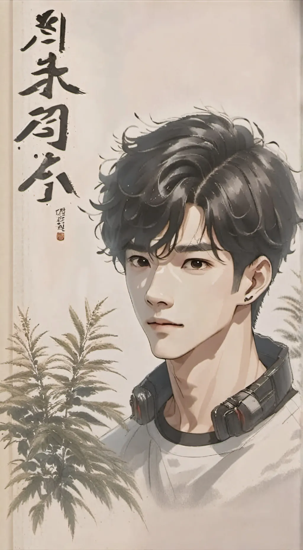 ai character: Kang sae-byeok  background