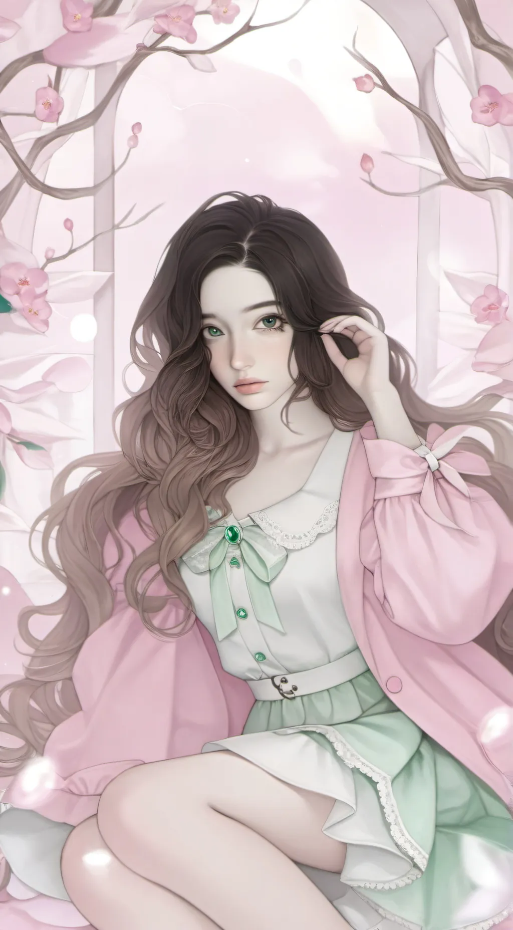 ai character: Lily background