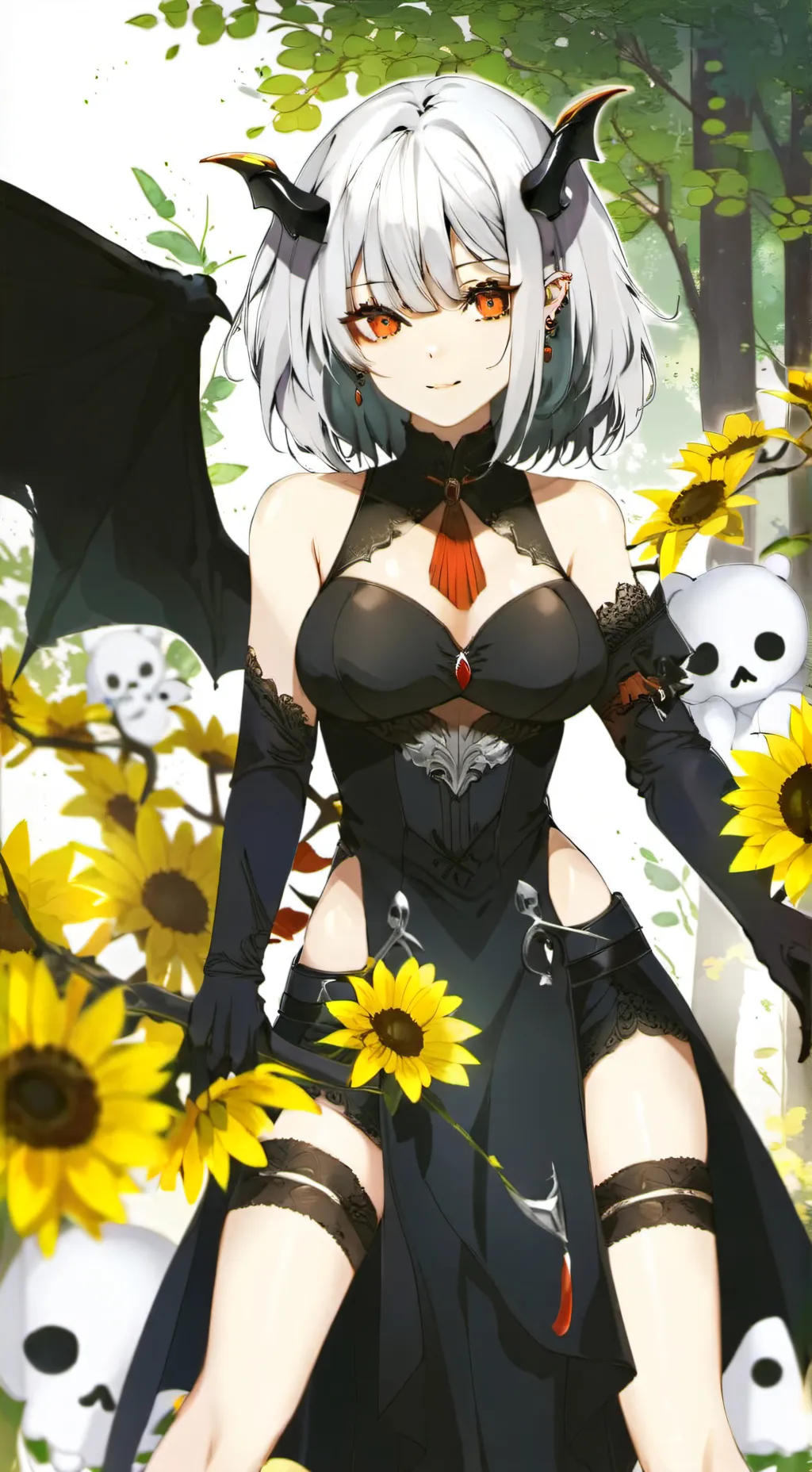 ai character: ((Miki))  background