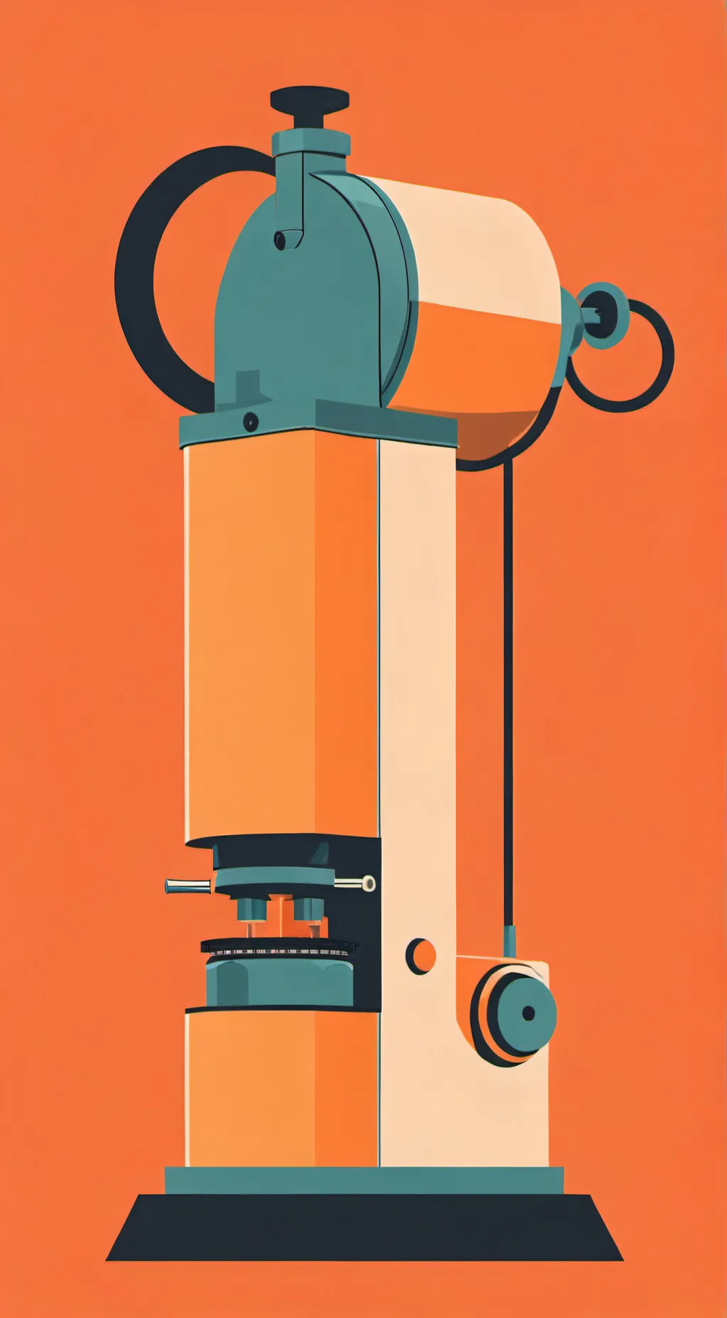 ai character: machine background