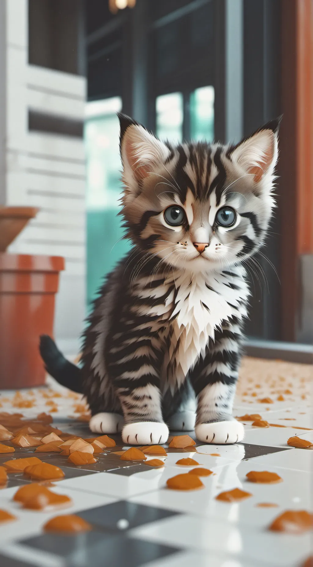 ai character: cat background