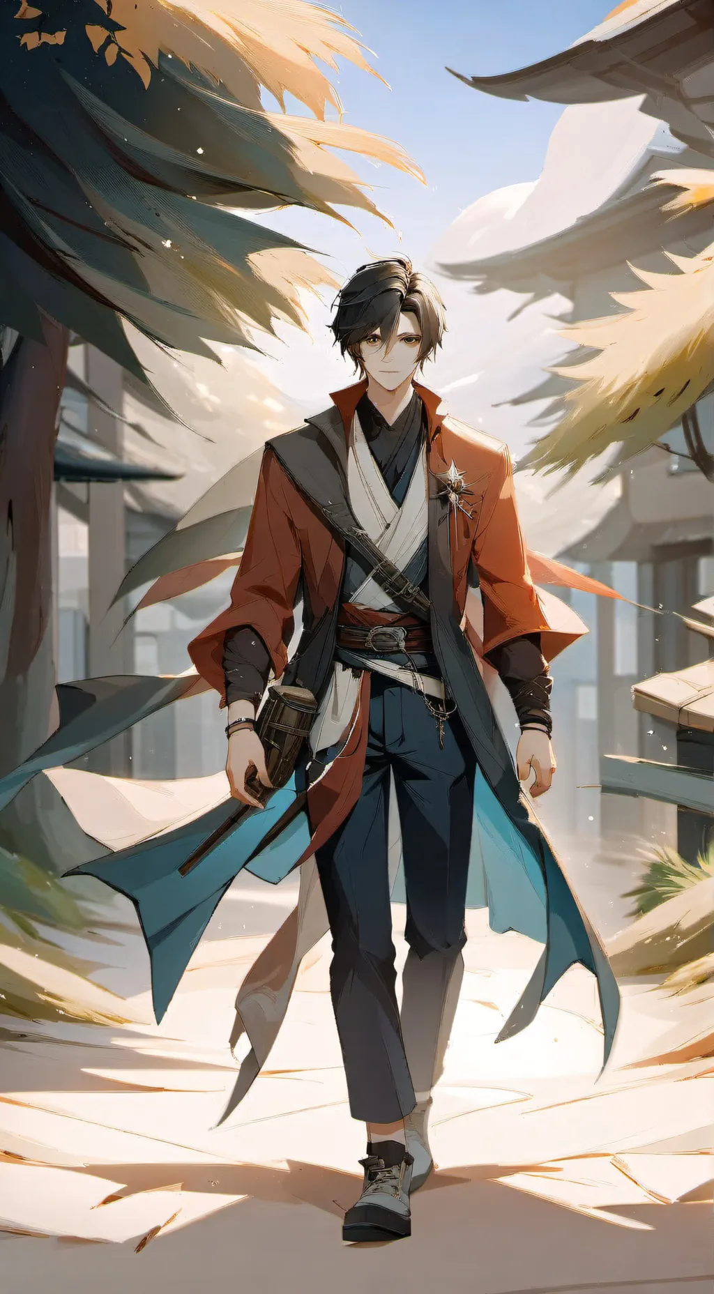 ai character: Zack  background