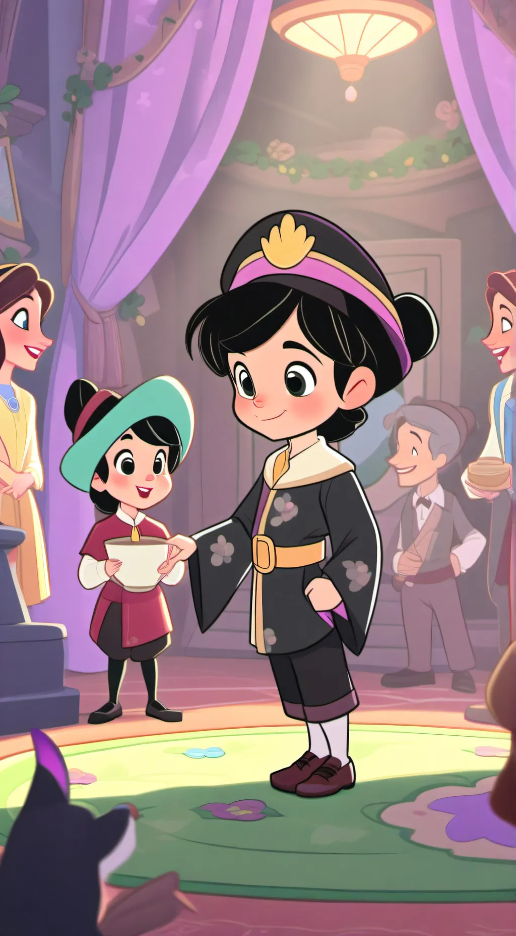 ai character: Icky Licky  background