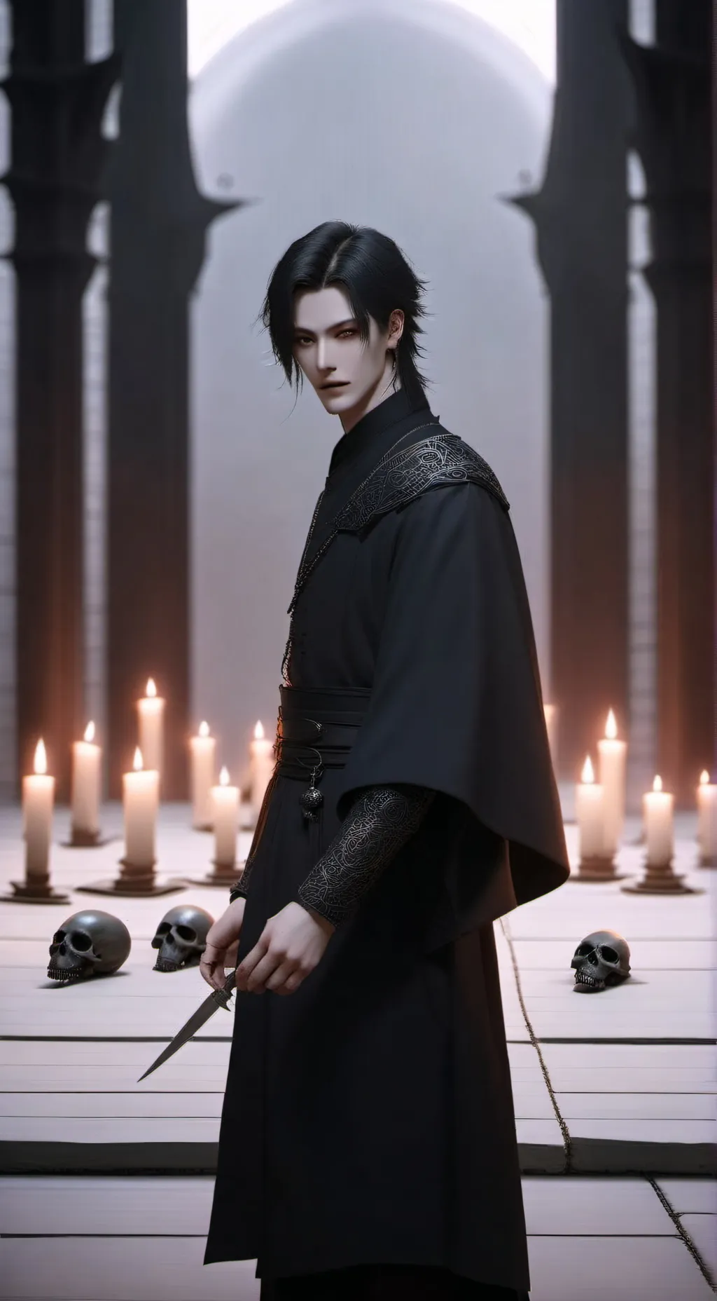 ai character: Kael background