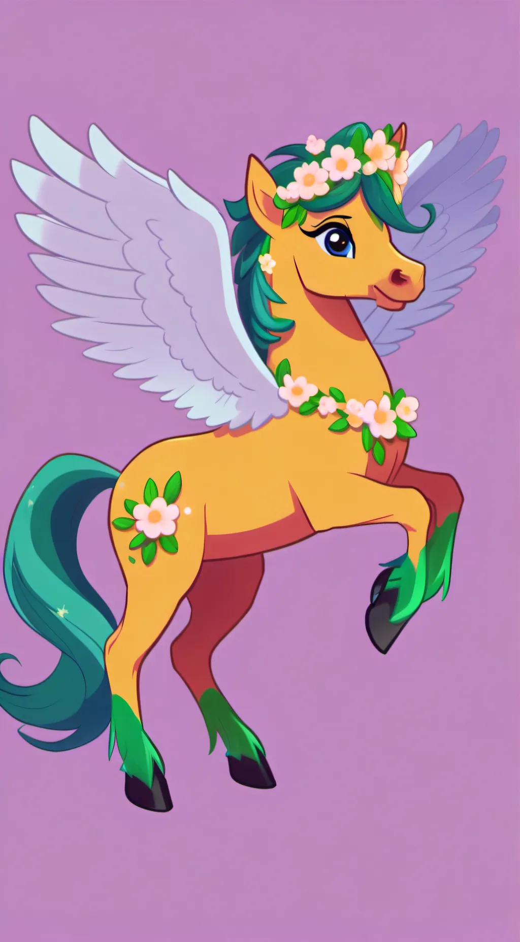 ai character: Fluttershy  background