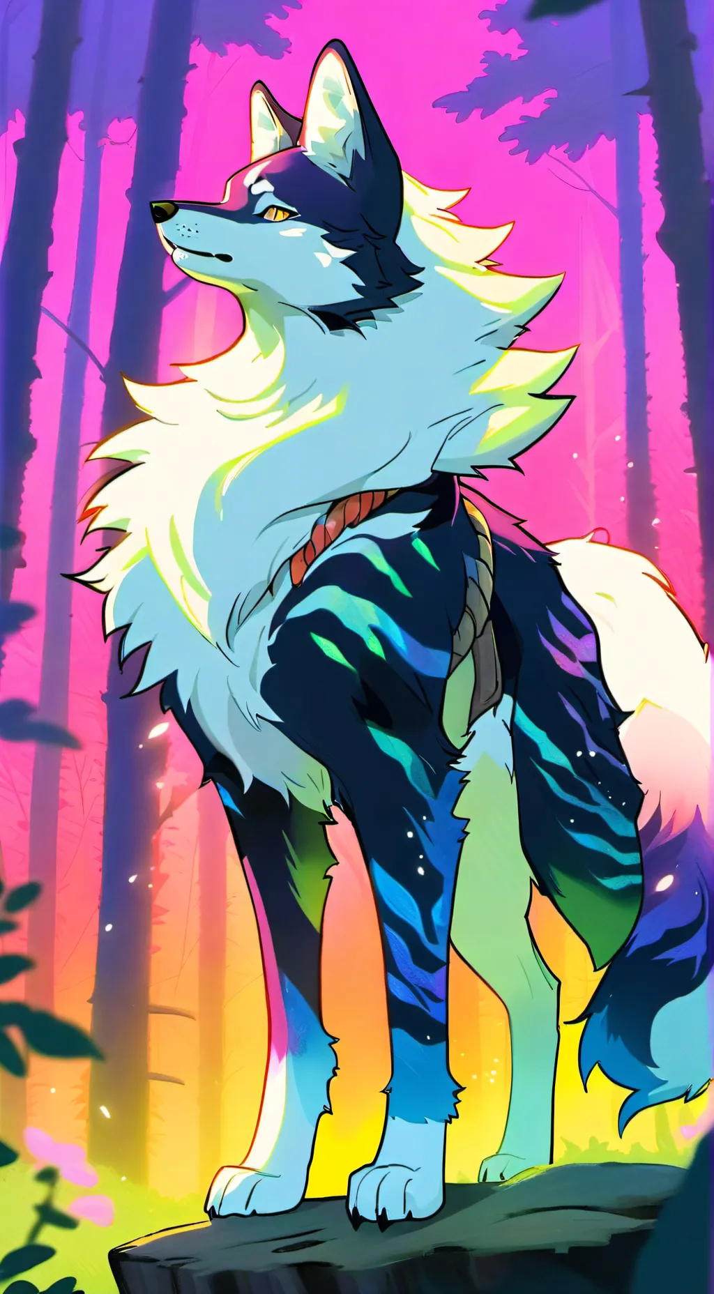 ai character: Aurora  background