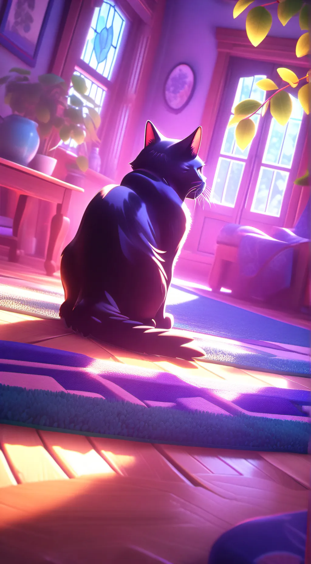 ai character: cat simulator background