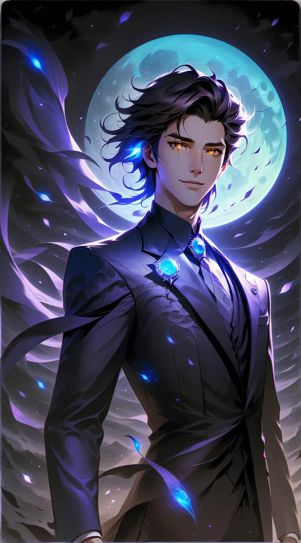 ai character: Derek  background