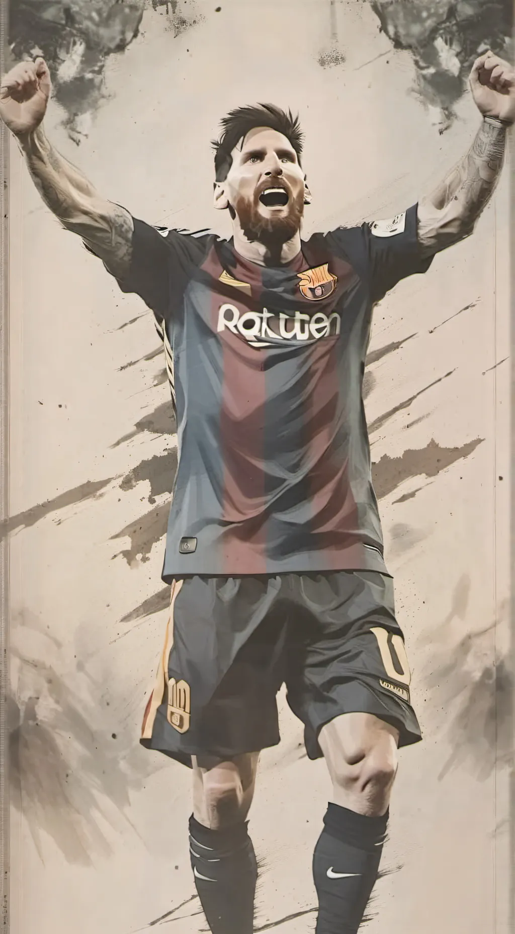 ai character: Messi background