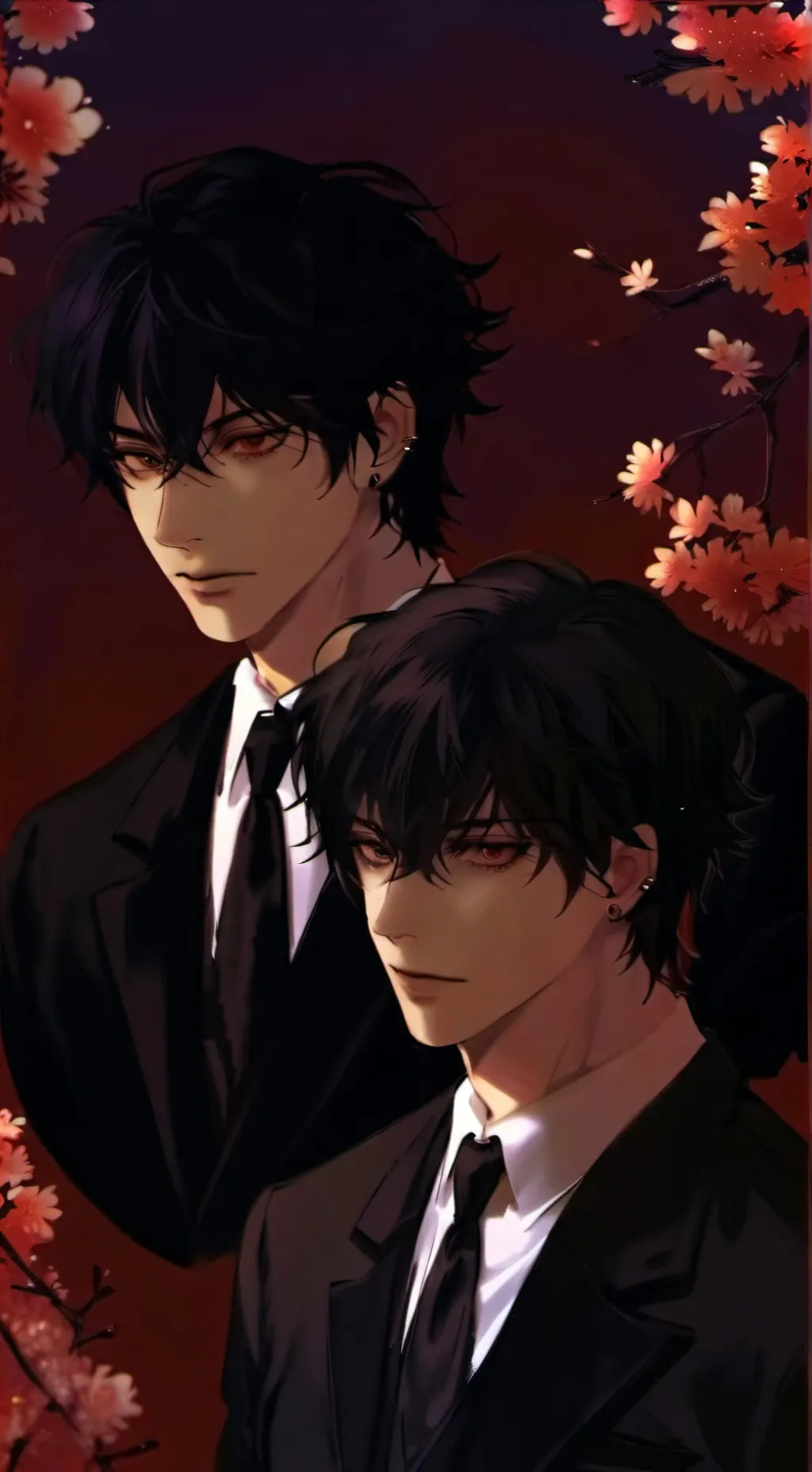 ai character: Mike y Max  background