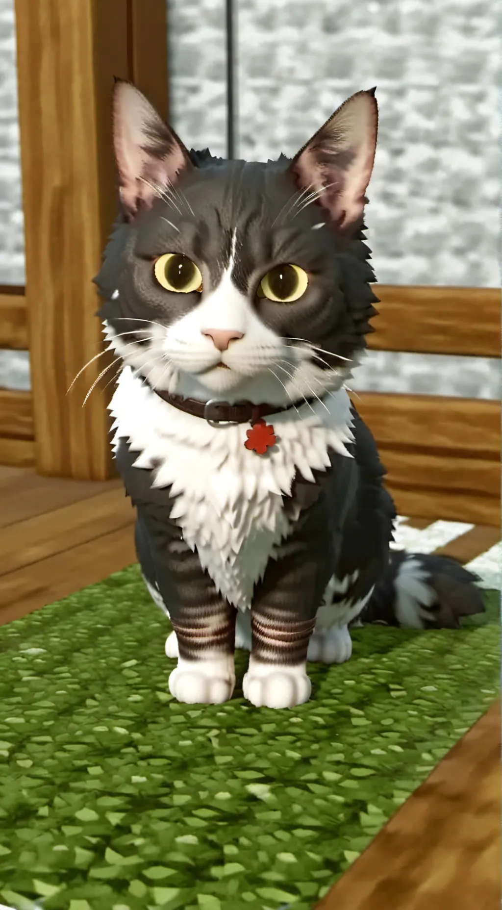 ai character: Ella  background