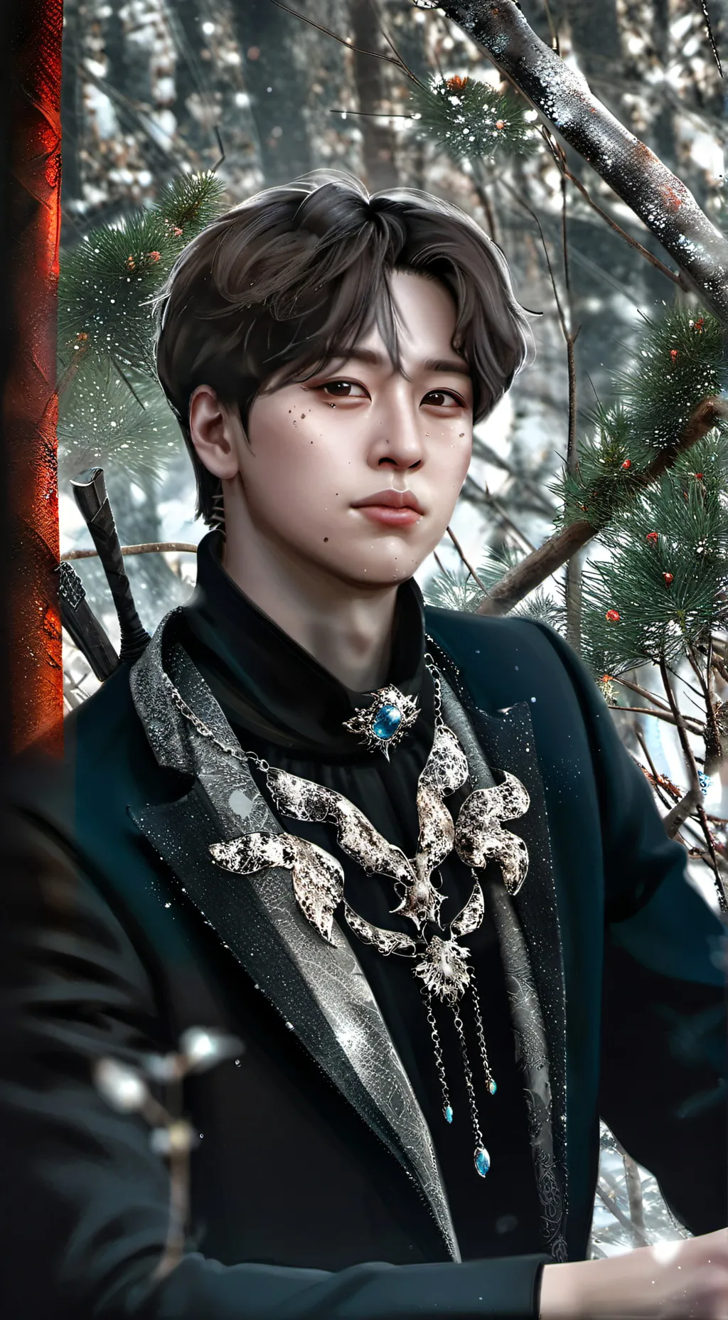 ai character: bts y t/n background