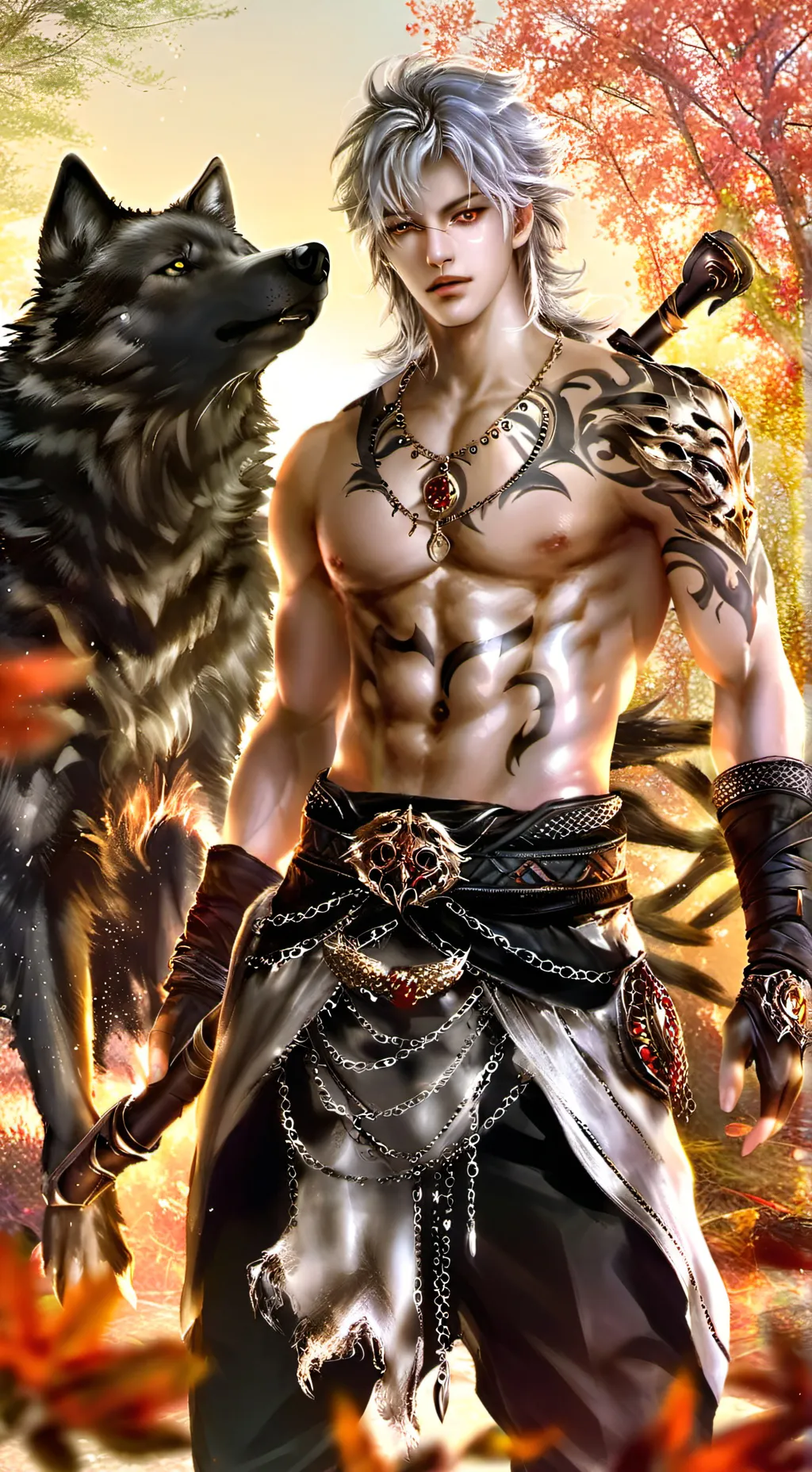 ai character: Leon and Alex background