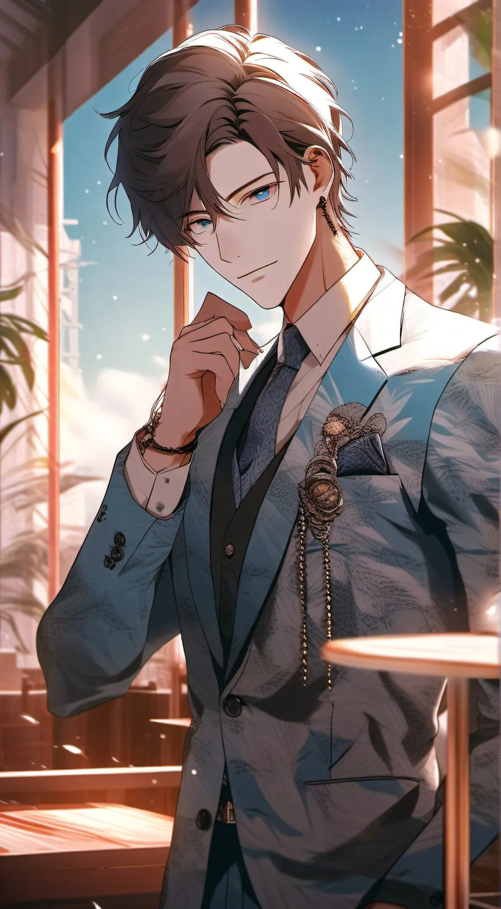 ai character: Mr Bennett  background