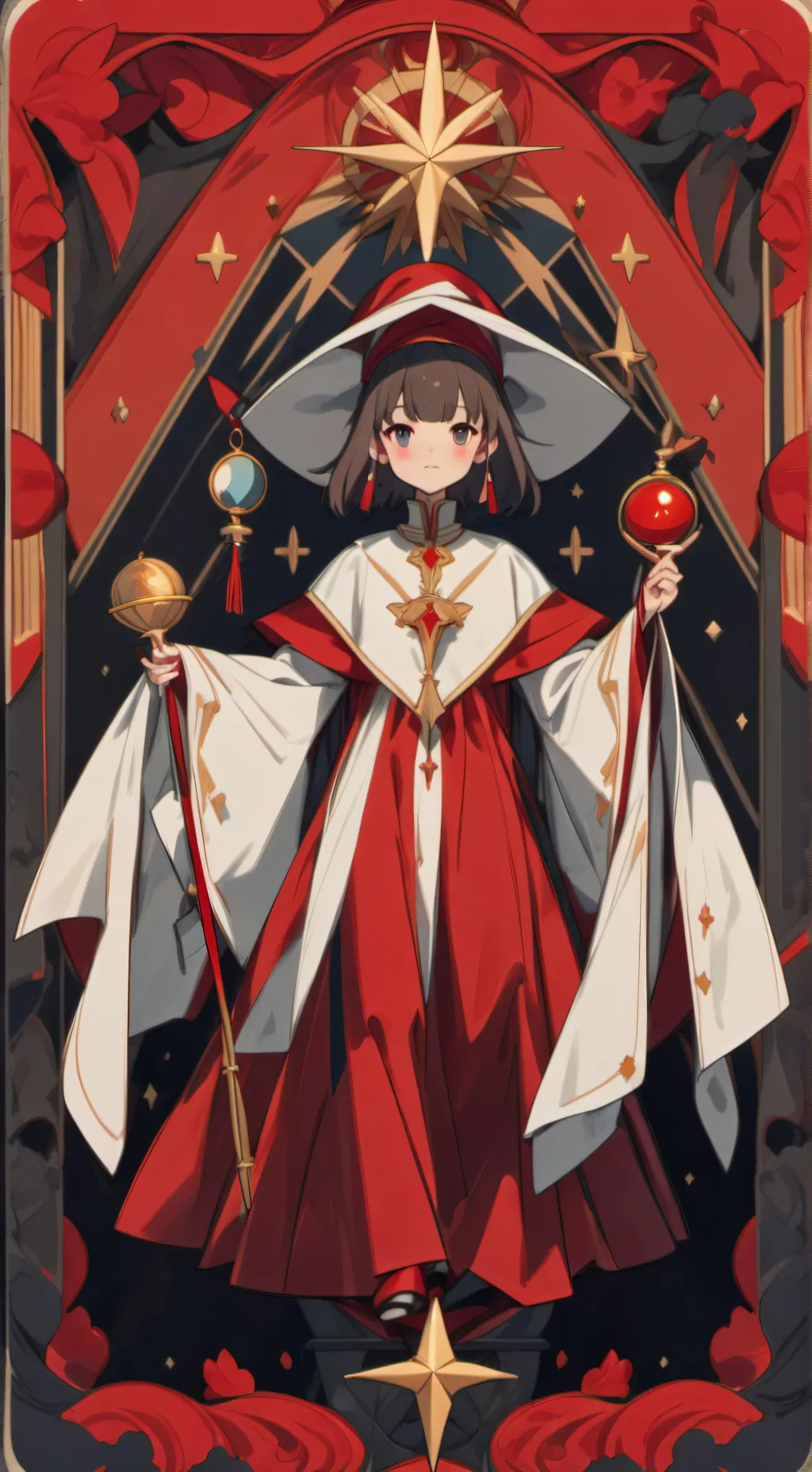 ai character: casa assombrada background