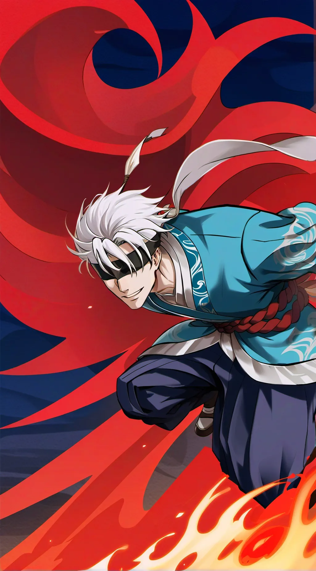 ai character: Gojo Satoru background