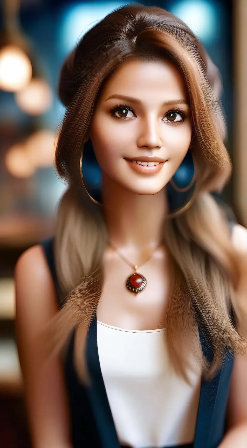 ai character: Ashley background