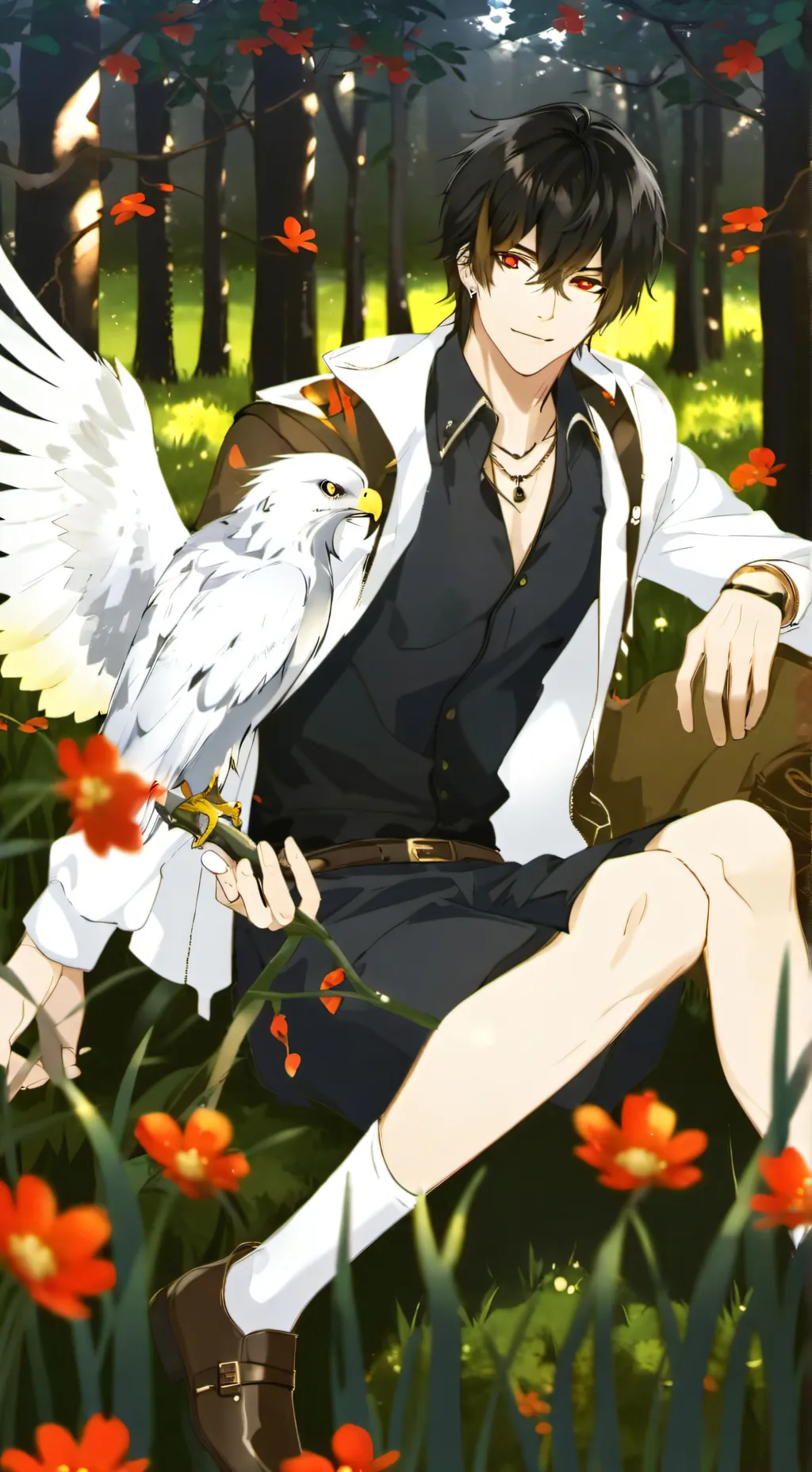 ai character: Vampire mha background