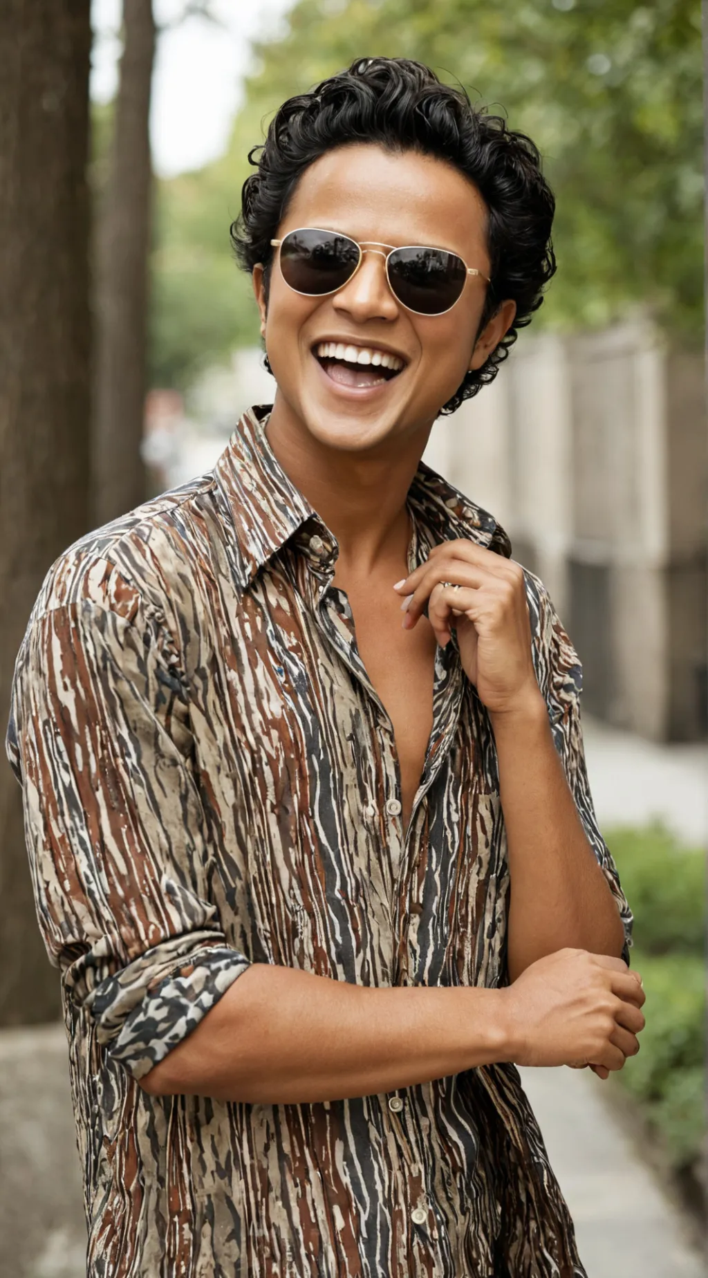 ai character: bruno mars background
