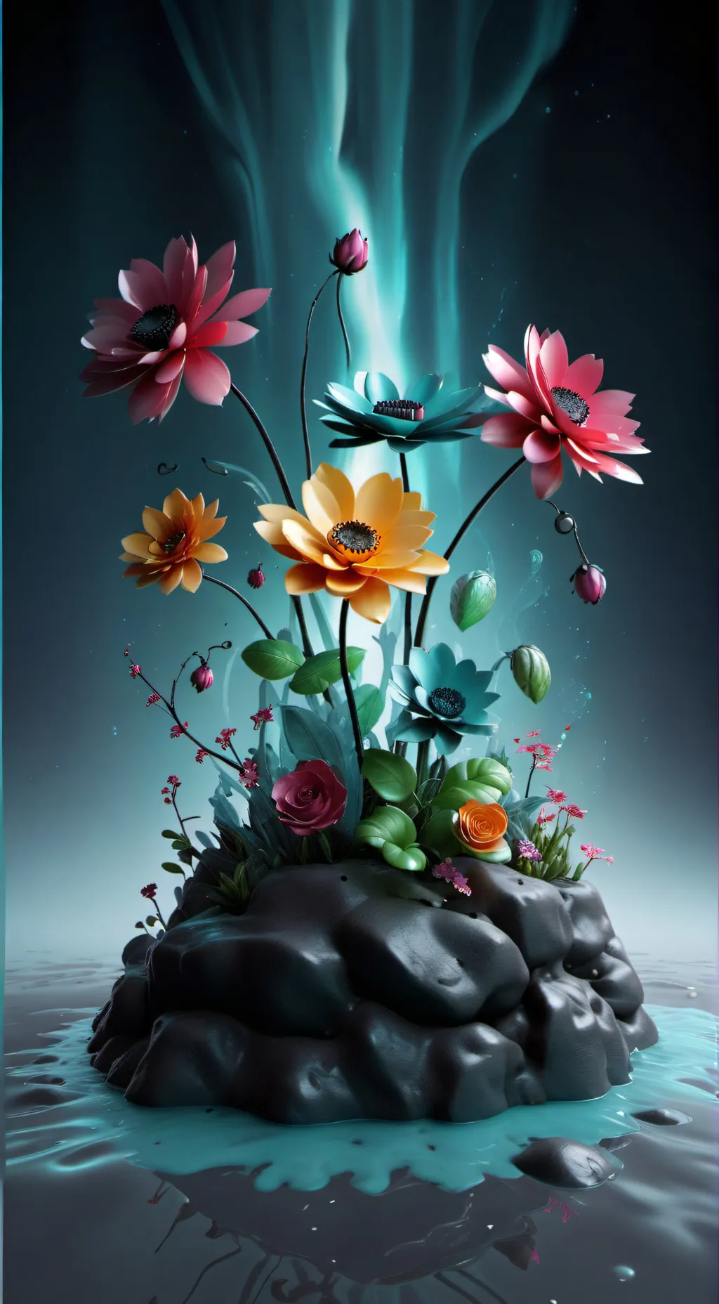 ai character: Dw love you background