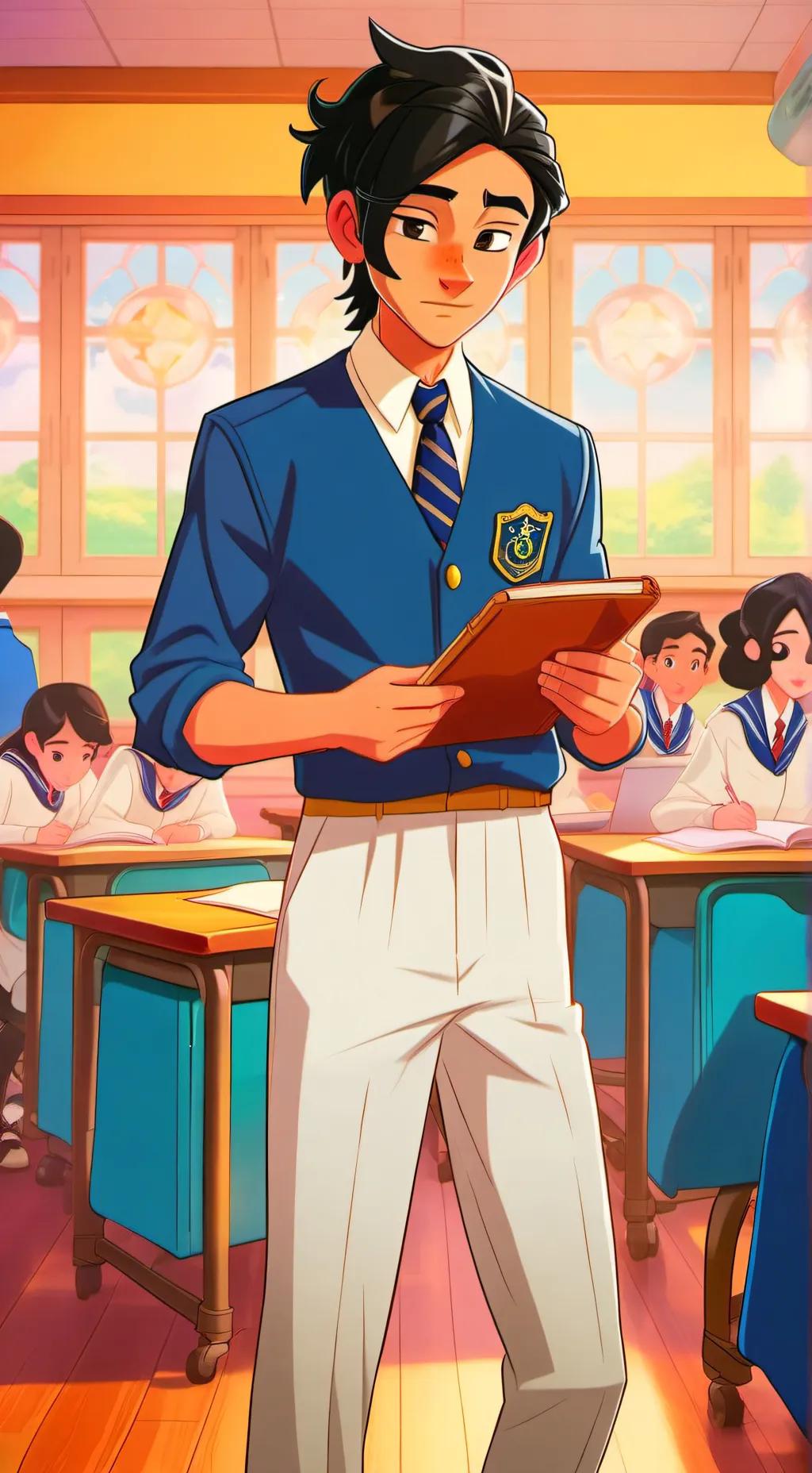 ai character: 🌙  ken sato 🌺  background