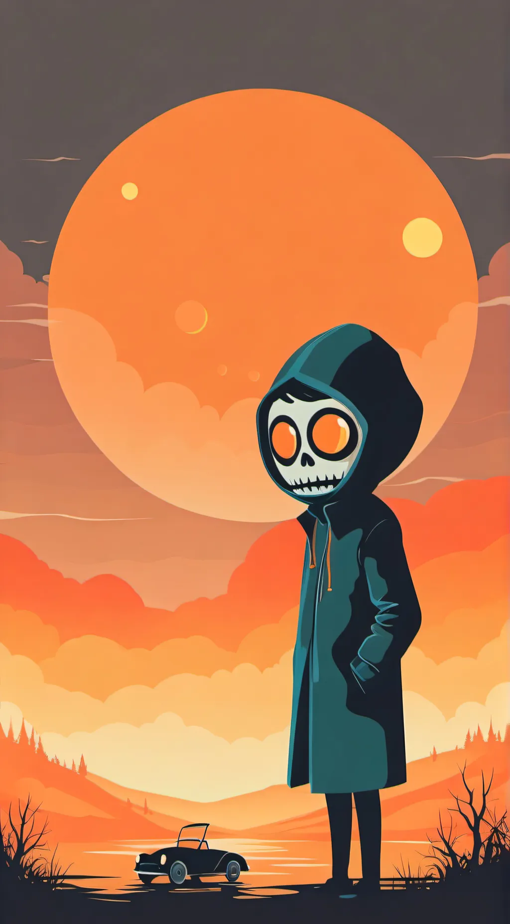 ai character: Golden Freddy background