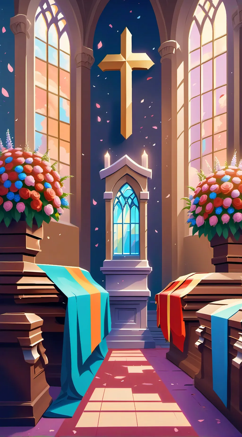 ai character: Minetas Funeral!🤣🥳 background